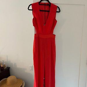 BCBG Malgosia Jumpsuit w/ Tux Trim - size small